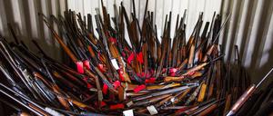 Erst im November wurde in den USA ein Schiffscontainer voller Waffen gefunden. 