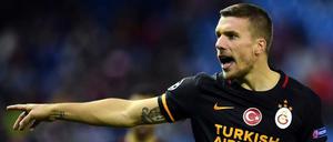 Lukas Podolski war der "Retter" für Galatasaray.
