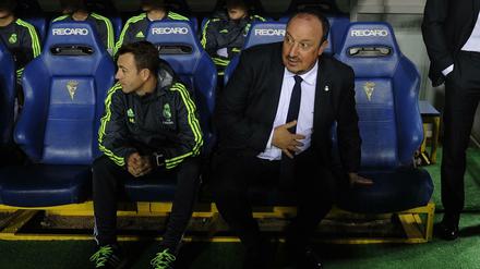 Real Madrids Trainer Rafael Benitez.