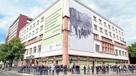 Das Deutschlandhaus am Anhalter Bahnhof in Berlin wird zum Dokumentationszentrum. Seit 2013 wird umgebaut. 