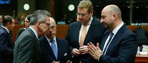 Die Innenminister beim Treffen in Brüssel.