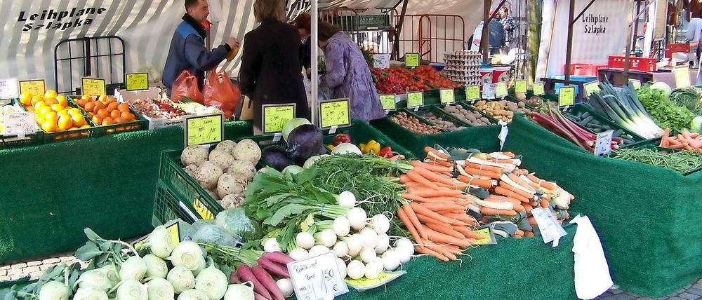 Der Havelländische Land- und Bauernmarkt erfreut sich großer Beliebtheit.