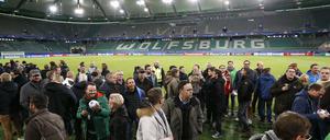 Warten auf Entwarnung. Die ließ dann nicht lange auf sich warten.