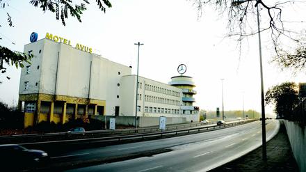 Startpunkt Westend. Hier am Avus-Motel starteten einst die legendären Rennen.
