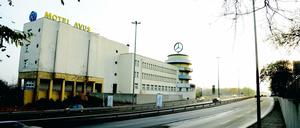 Startpunkt Westend. Hier am Avus-Motel starteten einst die legendären Rennen.