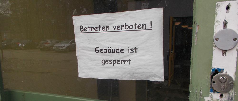 Schüler müssen draußen bleiben!