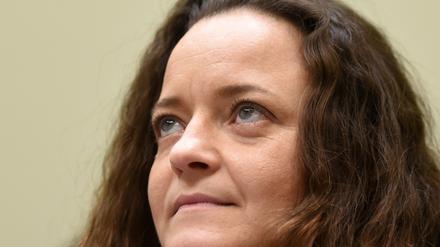 Die Angeklagte Beate Zschäpe am Mittwoch im Gericht.