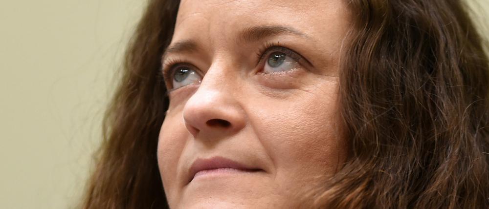 Die Angeklagte Beate Zschäpe am Mittwoch im Gericht.