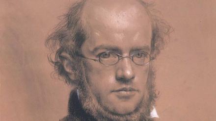 Selbstbildnis von Adolph Menzel, 1853.
