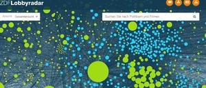 Die Website von lobbyradar.de