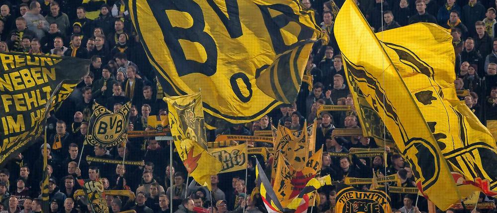 Fans von Borussia Dortmund.