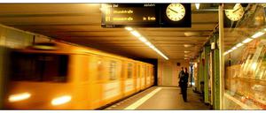 Eine U-Bahn der BVG in Berlin