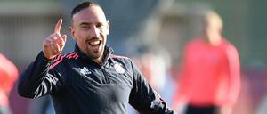 Freude pur. Franck Ribery soll in Zagreb spielen.