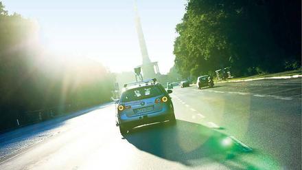 Seit 2007 erproben Wissenschaftler der Freien Universität das autonome Fahren mit ihrem Versuchsauto.