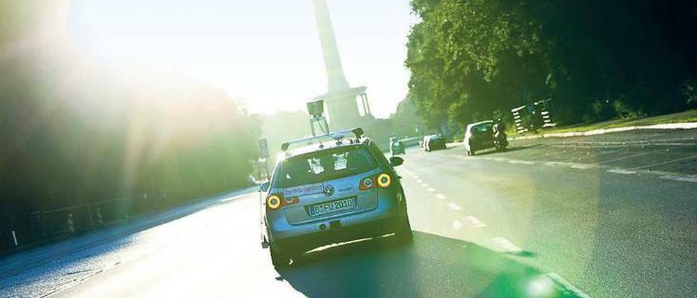 Seit 2007 erproben Wissenschaftler der Freien Universität das autonome Fahren mit ihrem Versuchsauto.