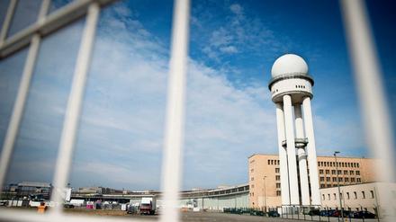 Das Gelände des ehemaligen Flughafens Tempelhof, aufgenommen am 14.09.2015 in Berlin. 
