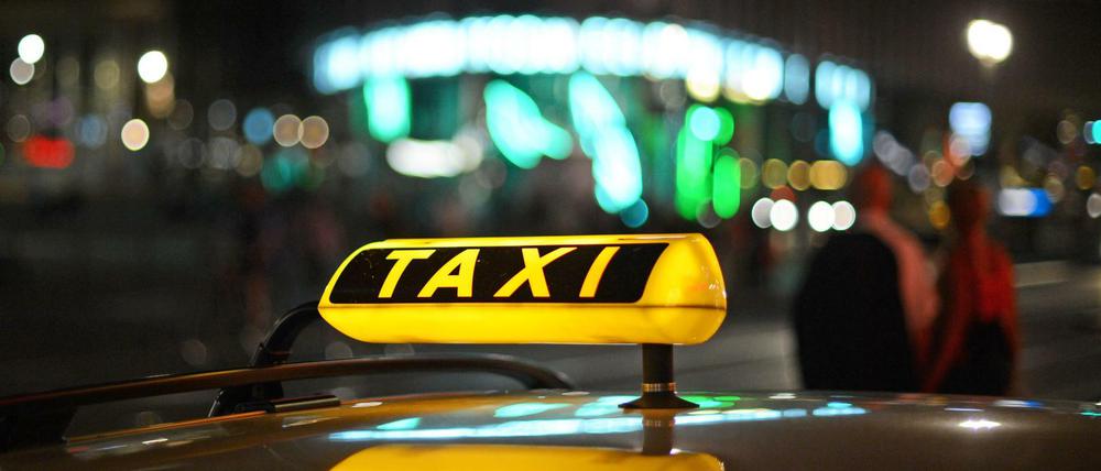 Ein Taxi in Berlin (Symbolfoto).