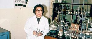 Tu Youyou in ihrem Labor