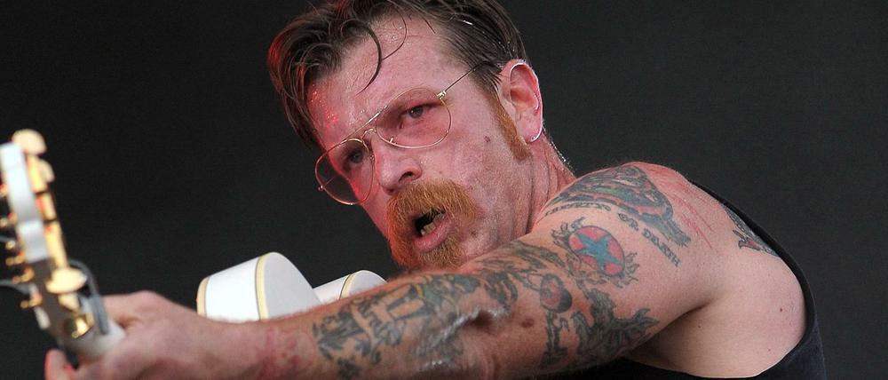 Frontmann Jesse Hughes bei einem früheren Konzert der Eagles Of Death Metal in Frankreich.