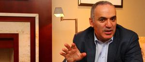  „Man kann keine gemeinsame Basis mit einem Aggressor finden“, sagt Putin-Gegner Garri Kasparow mit Blick auf den Syrien- und den Ukraine-Konflikt.