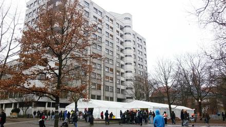 Das Haus A des Landesamts für Gesundheit und Soziales Lageso (Aufnahme vom 9. Dezember).