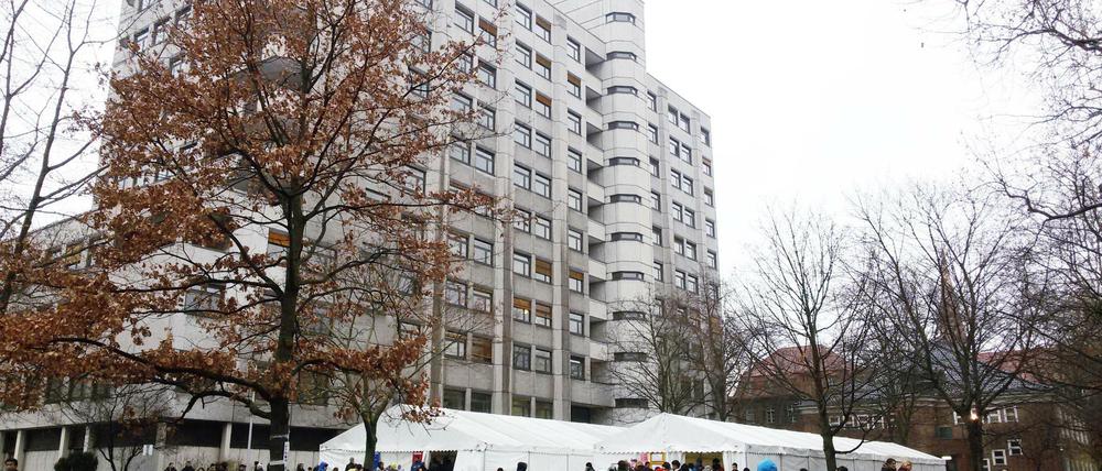 Das Haus A des Landesamts für Gesundheit und Soziales Lageso (Aufnahme vom 9. Dezember).