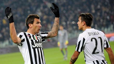 Dann kommt doch! Mario Mandzukic trifft mit Juventus auf seinen Ex-Klub Bayern.