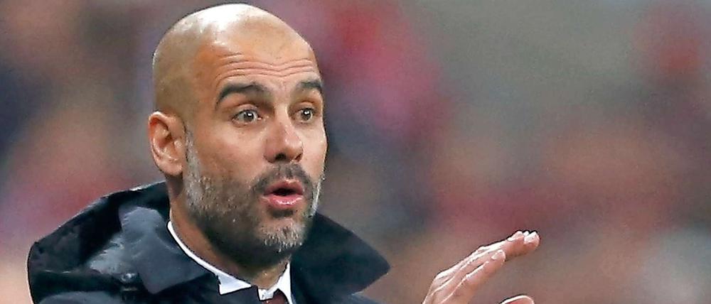 Sag mir, wohin du gehst. Nö, sagt Guardiola. Noch nicht.