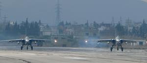 Russische Flieger in Syrien.