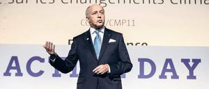 Die meisten Delegierten sind beeindruckt vom Auftritt des französischen Außenministers Laurent Fabius.