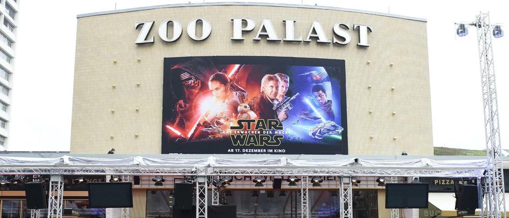 Am Kino Zoo Palast findet am Abend findet die Deutschlandpremiere des neuen Films "Star Wars: Das Erwachen der Macht" statt.