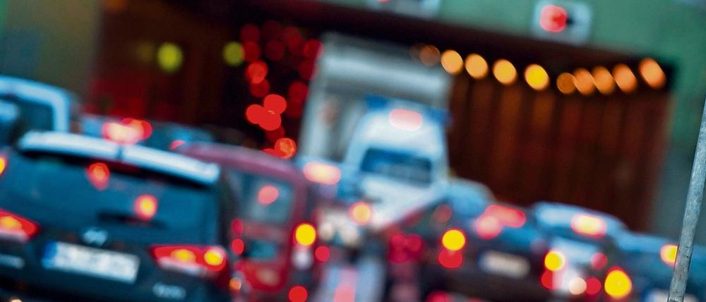 Ein Engpass im Berufs- und Weihnachtsverkehr: der Tegeler Tunnel.