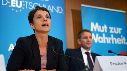AfD-Funktionäre Frauke Petry, Björn Höcke