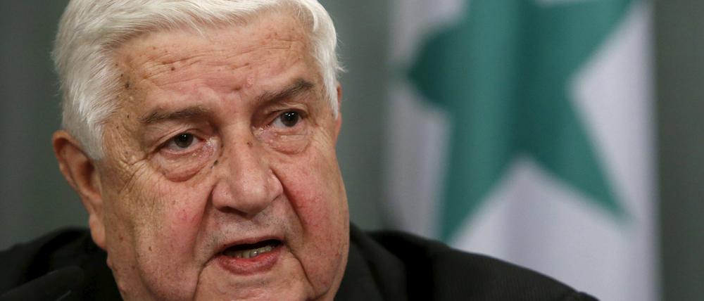 Syriens Außenminister Walid al-Mouallim hat angekündigt, dass die Regierung zu Gesprächen mit der Opposition bereit ist.