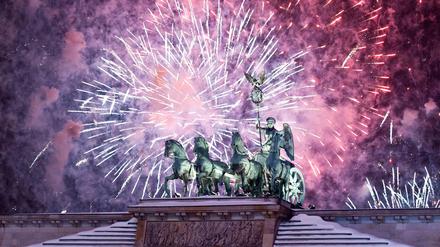 Silvester in Berlin. 