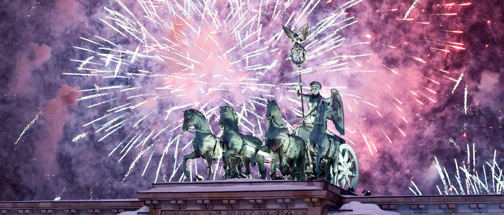 Silvester in Berlin. 