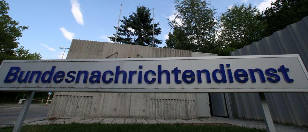 Das Gelände des Bundesnachrichtendienstes (BND) in Pullach bei München