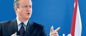 Zuversichtlich. Der britische Premier David Cameron will mit den EU-Partnern bis Februar eine Einigung über Reformforderungen aus London erreichen.