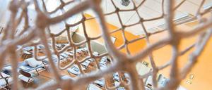 Notlösung. In etwa fünf Prozent der Berliner Turnhallen leben Flüchtlinge. 