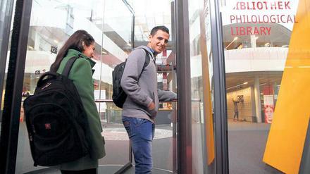 Studierende aus Syrien an der FU