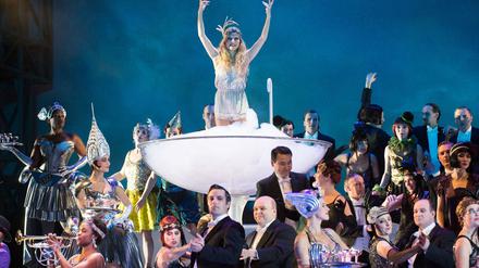 Fotoprobe für die Oper "The Great Gatsby" nach F. Scott Fitzgerald in der Semperoper in Dresden. 