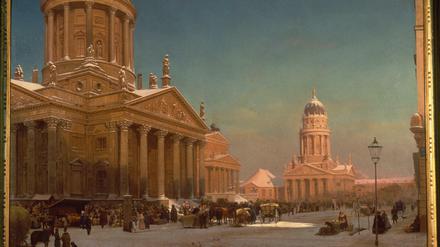 Gemälde / Öl auf Leinwand (1857) von Eduard Gaertner [1801 - 1877]. 