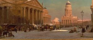 Gemälde / Öl auf Leinwand (1857) von Eduard Gaertner [1801 - 1877]. 