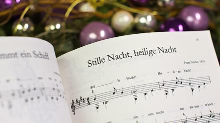 Die Noten von "Stille Nacht, heilige Nacht".