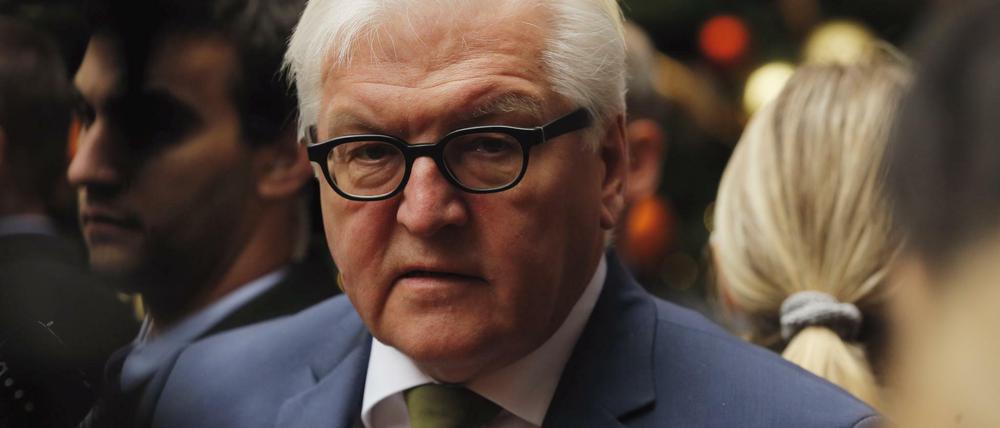 Außenminister Frank-Walter Steinmeier warnt vor "geistiger Brandstiftung".