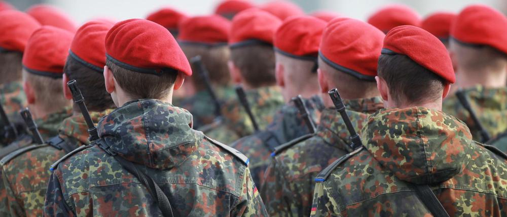 Soldaten eines Logistikbataillons der Bundeswehr.