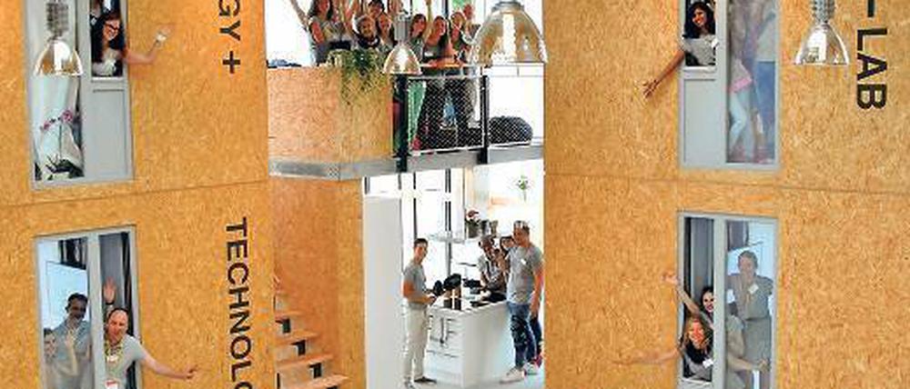 Nominiert für den Preis „Nachhaltiges Bauen“ 2015 war der Wohnpavillon Cubity in Frankfurt am Main.