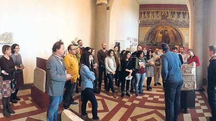 Kulturtransfer. Im Museum für Byzantinische Kunst eröffnen sich bei den in Arabisch gehaltenen Führungen neue und alte Verbindungen.