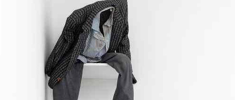 Skulptur von Vlassis Caniaris in der daadgalerie.