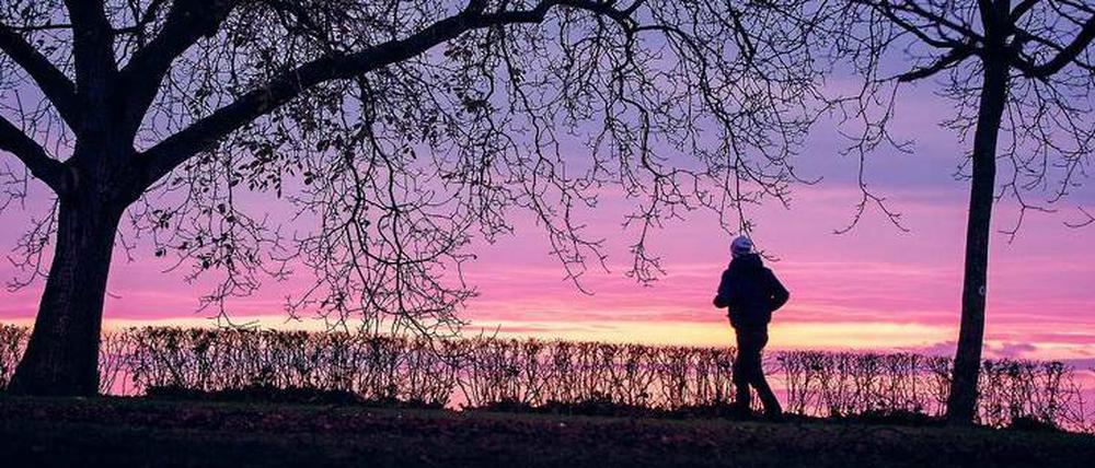 Morgenröte. Mehr Sport zu treiben gehört zu den Klassikern der guten Vorsätze. Foto: dpa